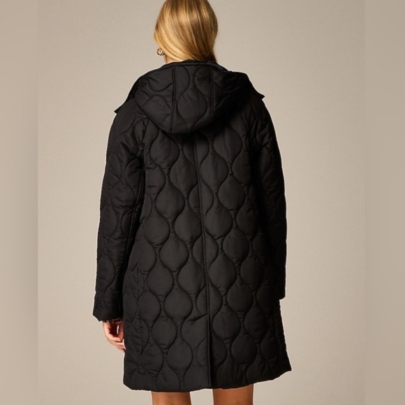 J. Crew Stowe Puffer Jacket with Primaloft - black - Picture 4 of 13